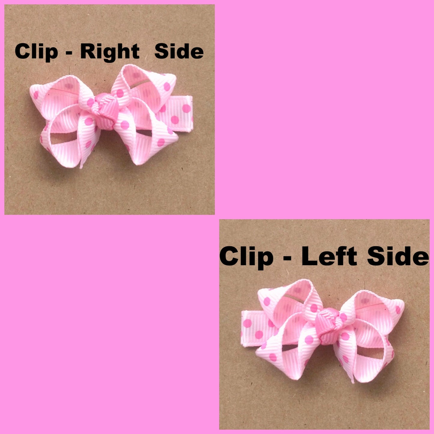 2.5" Lemon Glitter Single Bow