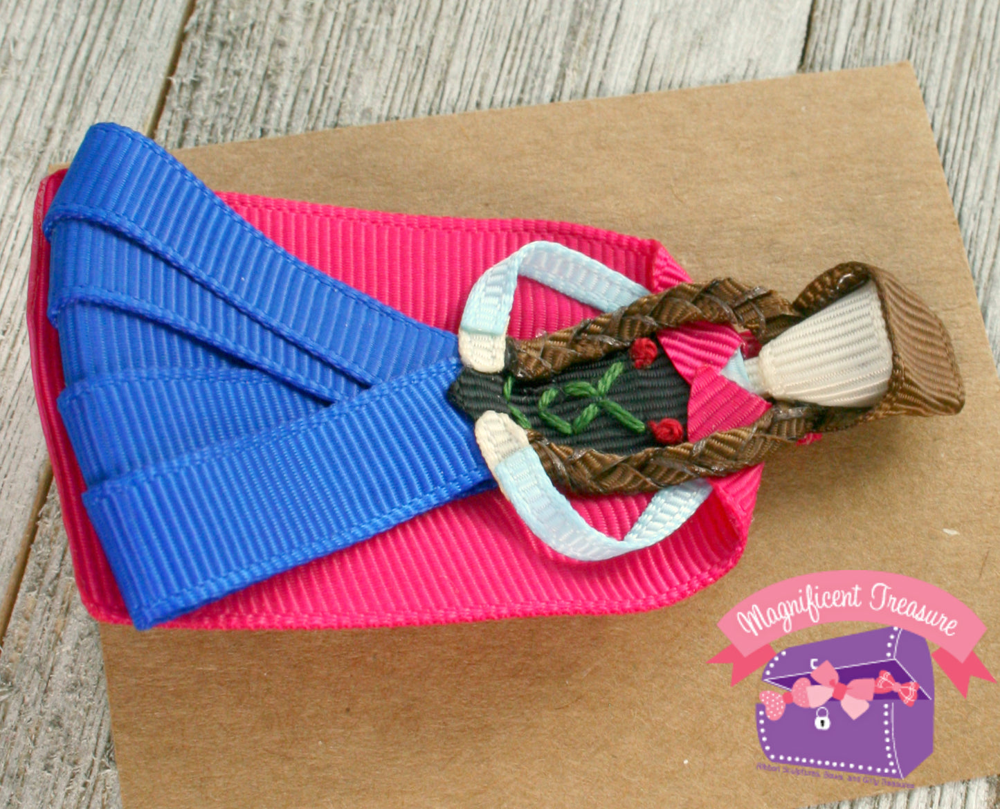 Anna from Frozen Hair Bow
