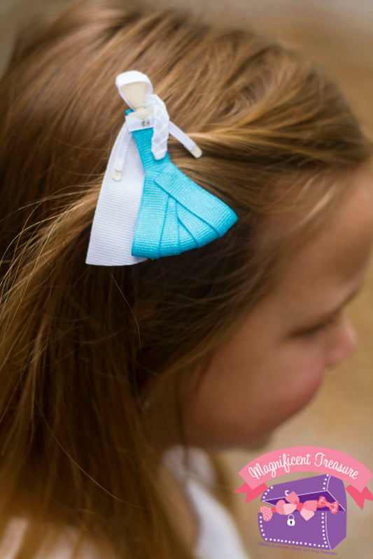 Elsa from Frozen Hair Bow