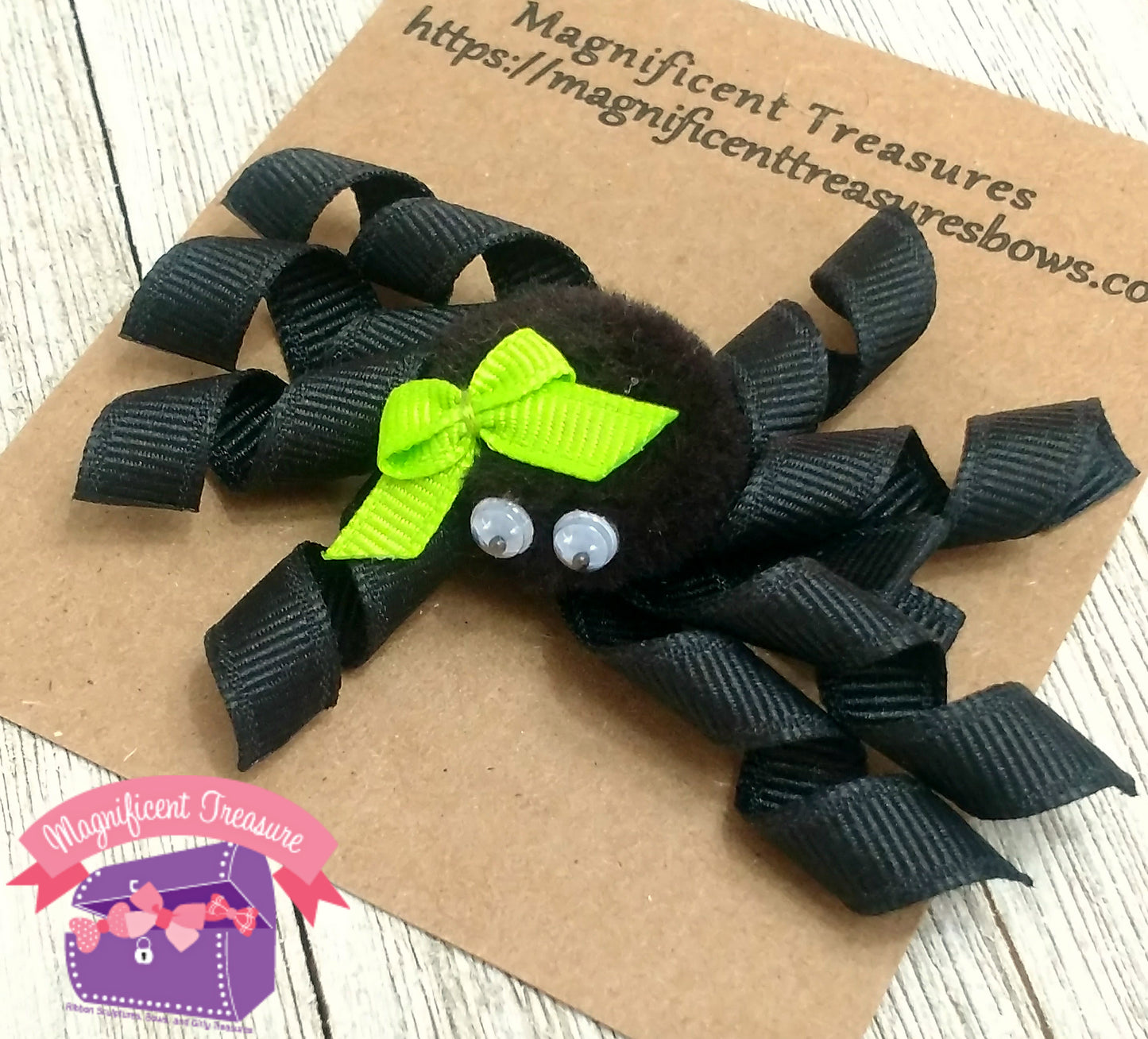 Halloween Spider Hair Clip