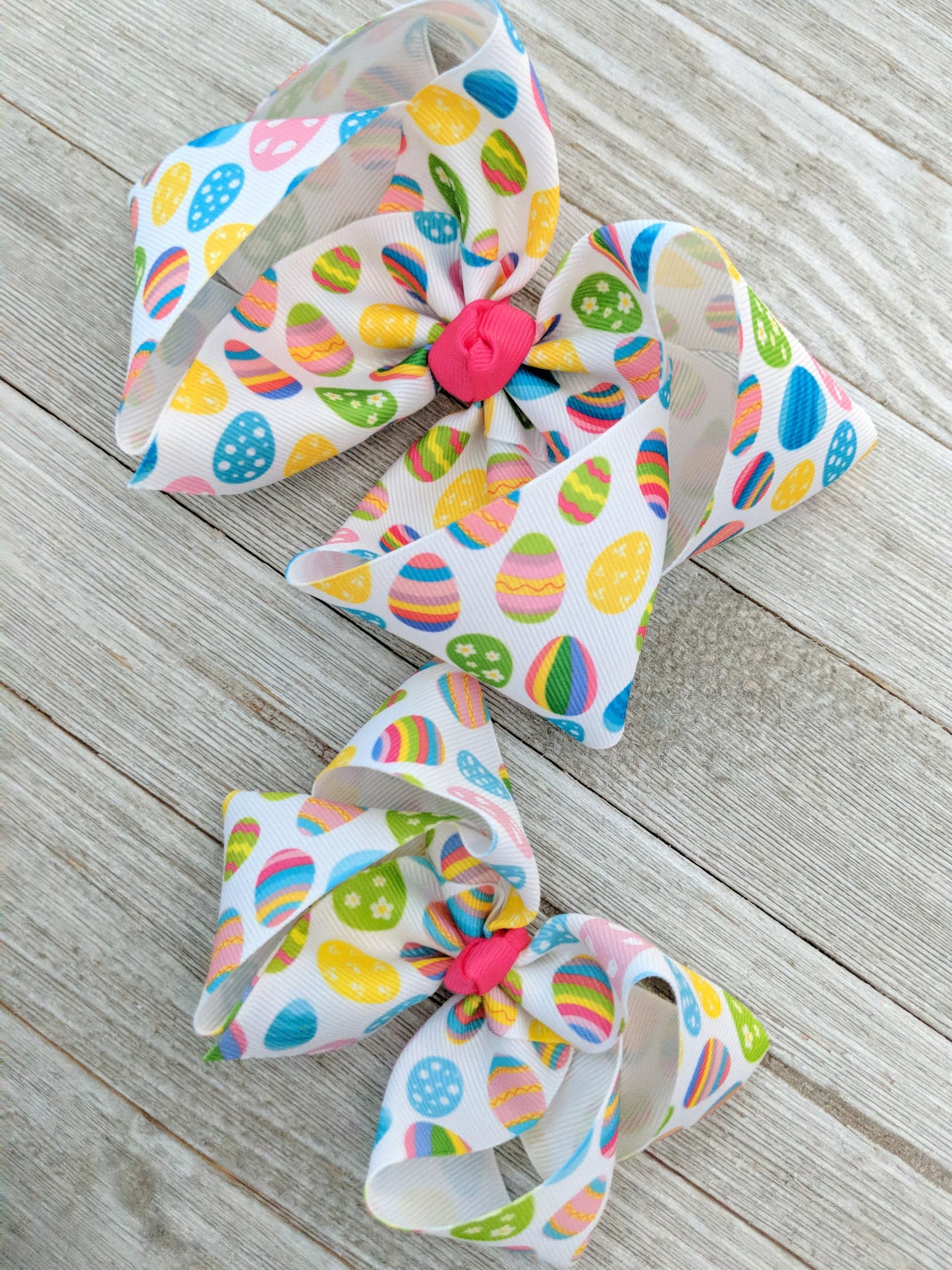 4" Easter Ribbon Hair Bow