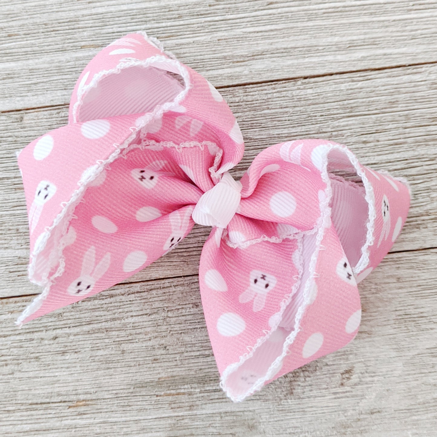 6" Easter Ribbon Hair Bow