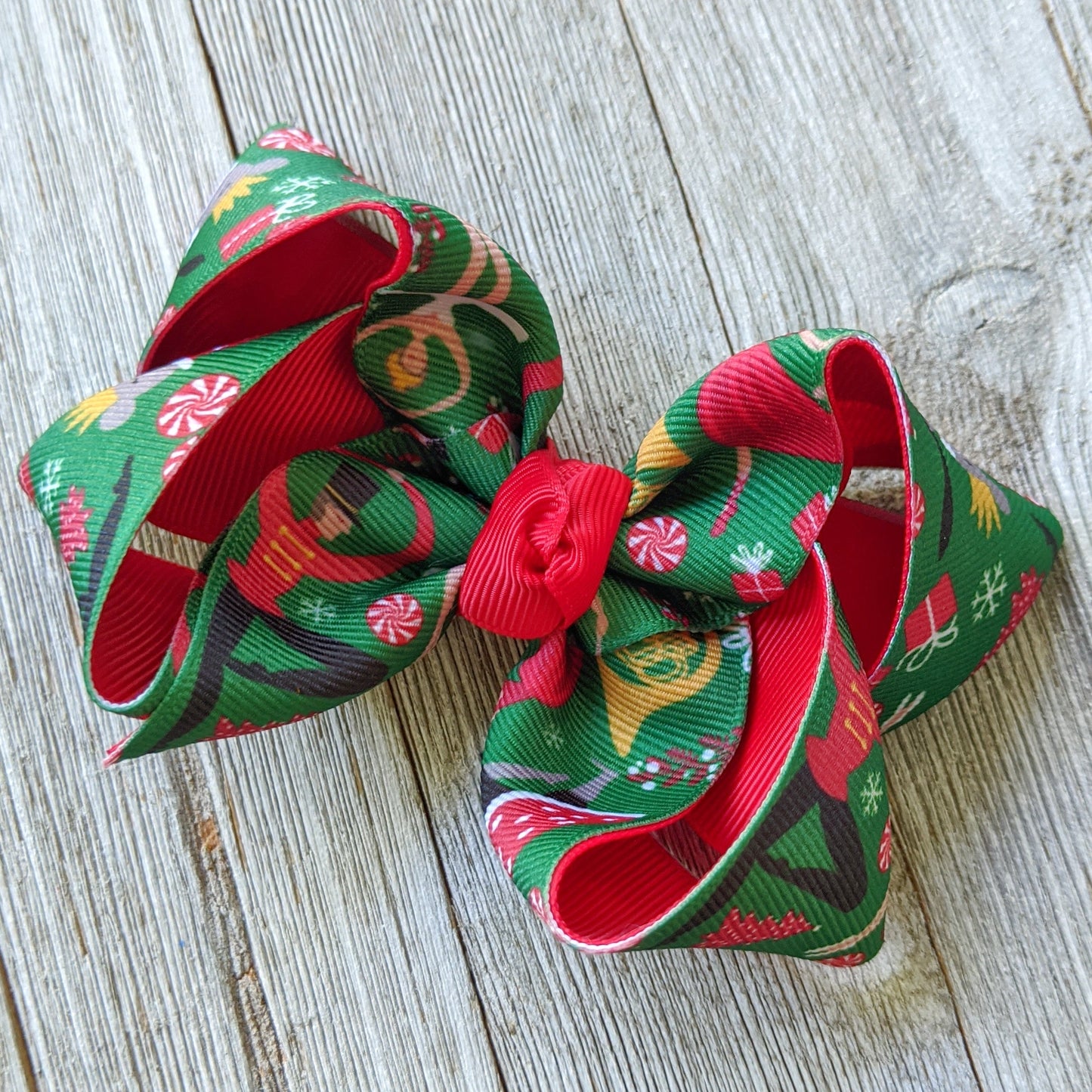 4" Ribbon Christmas Bows 2