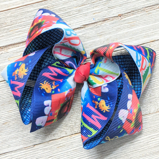 Snoopy 4" Hair Bow