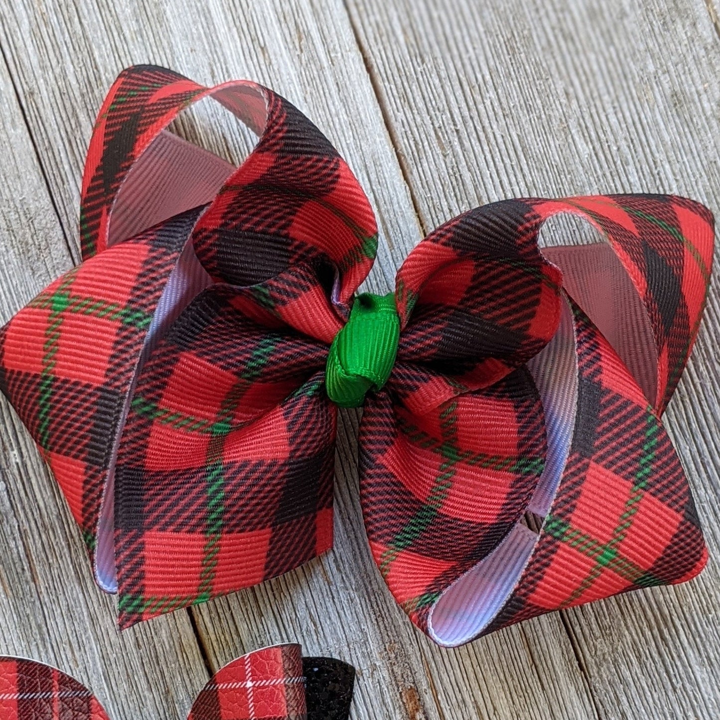 4" Ribbon Christmas Bows 2