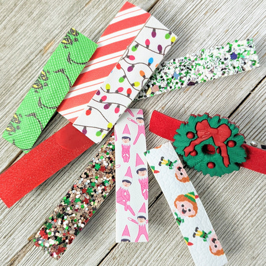 Surprise Bag of Christmas Glitter Clippies
