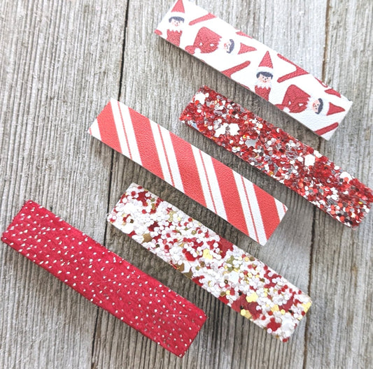 Elf on the Shelf  Glitter Clippie Set