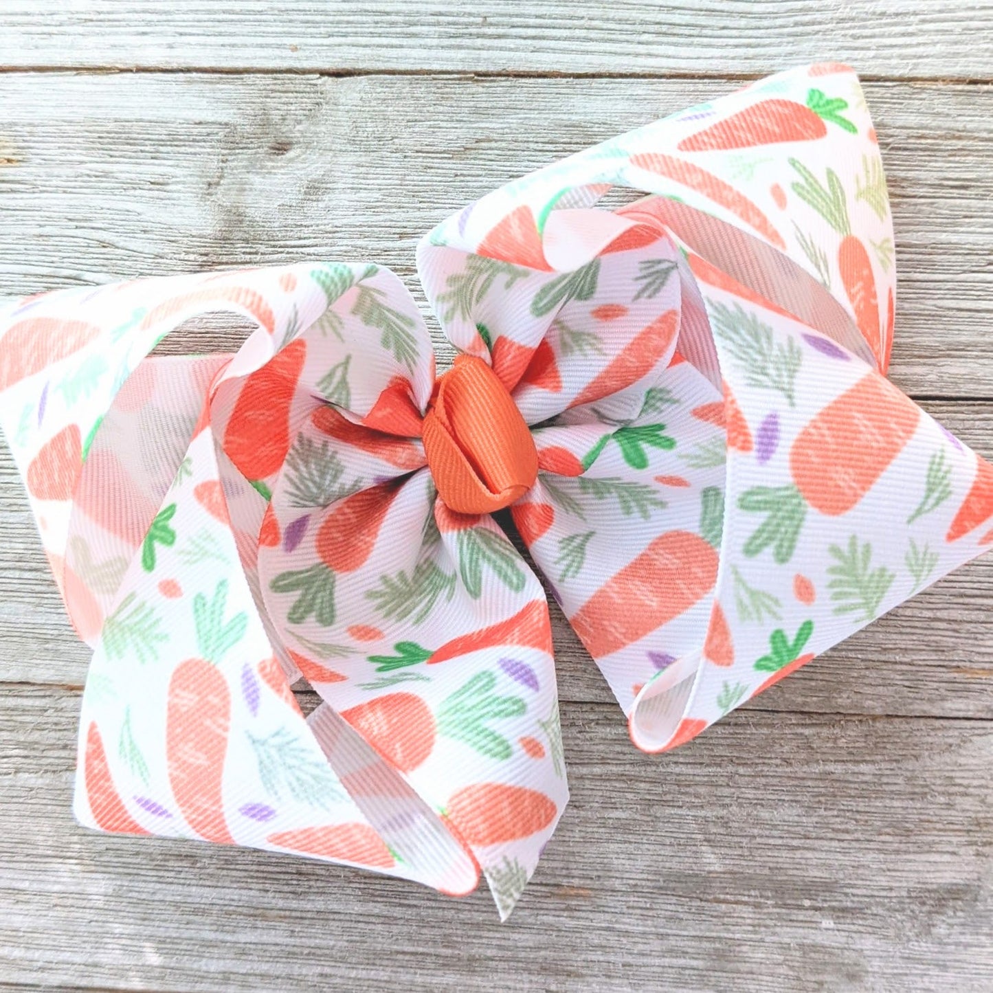 6" Easter Ribbon Hair Bow