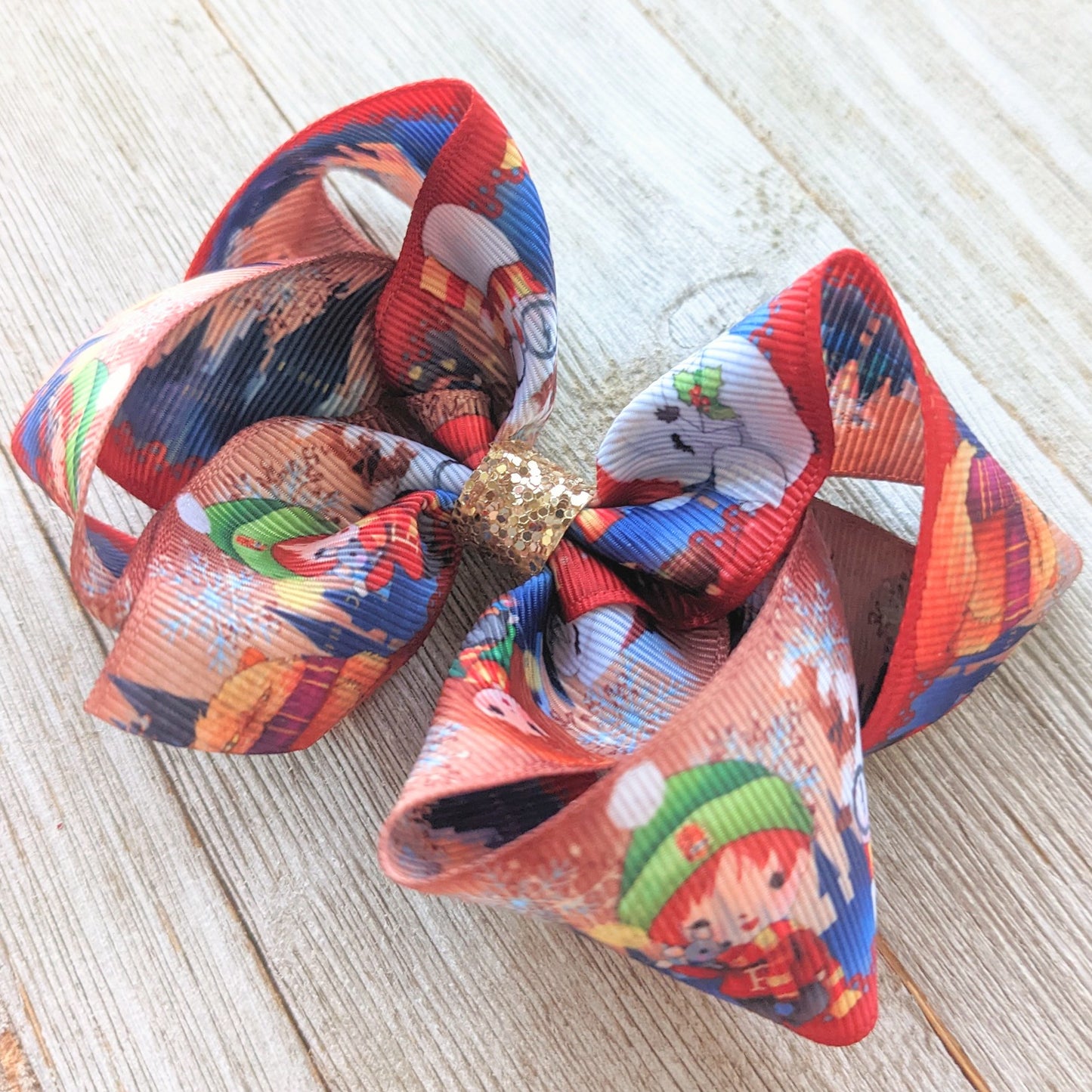 4" Ribbon Christmas Bows 2