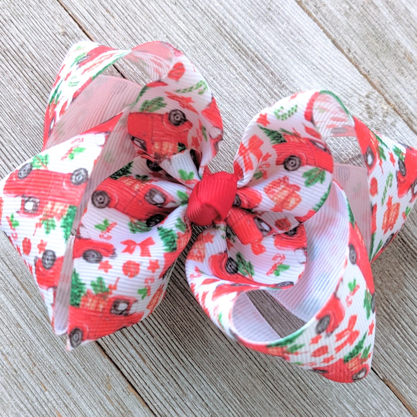 4" Ribbon Christmas Bows 2