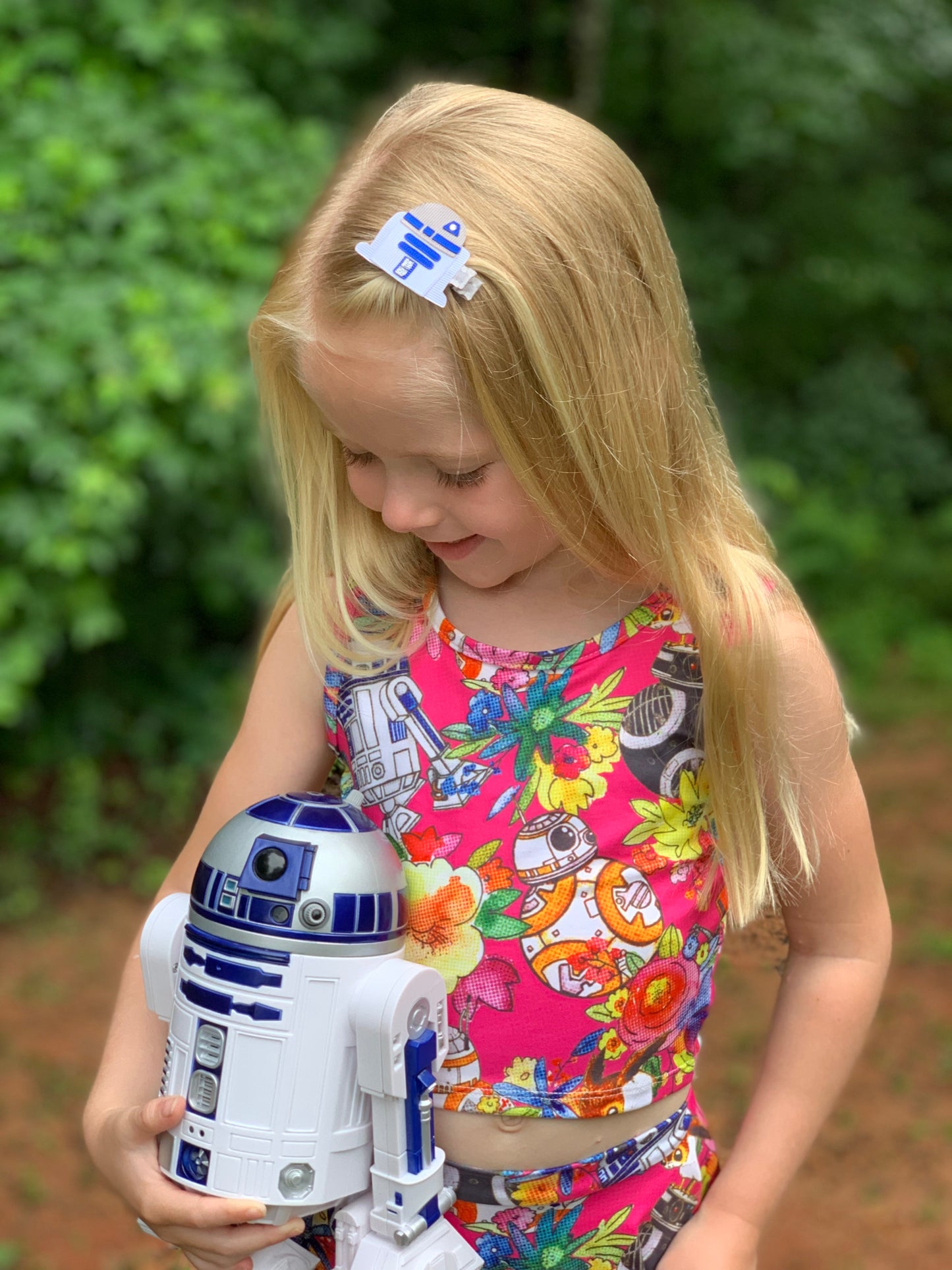 R2D2 Star Wars Hair Clip