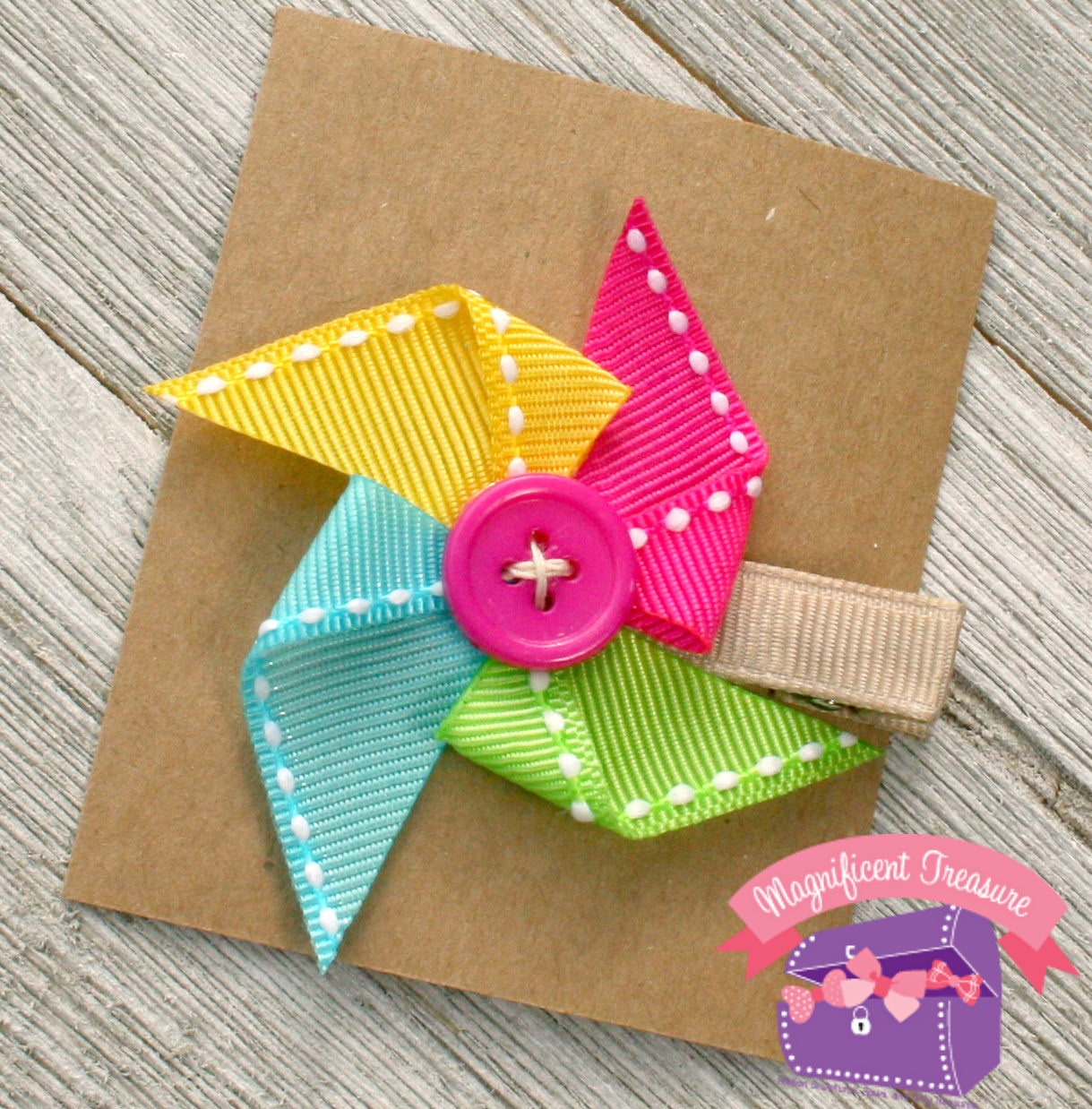 Pinwheel Hair Clip