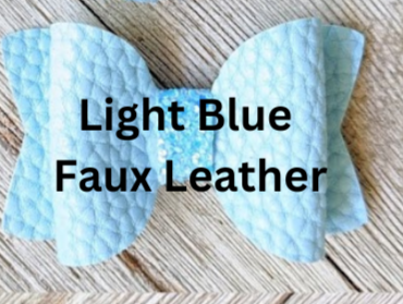 2.5" Blue Glitter Bow