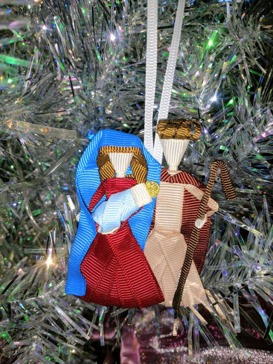Holy Family Nativity Christmas Tree Ornament