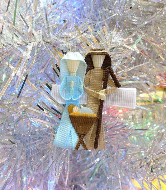 Tiny Nativity Hair Clip