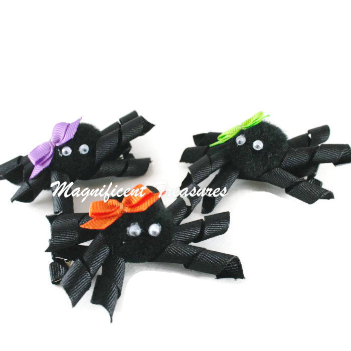 Halloween Spider Hair Clip