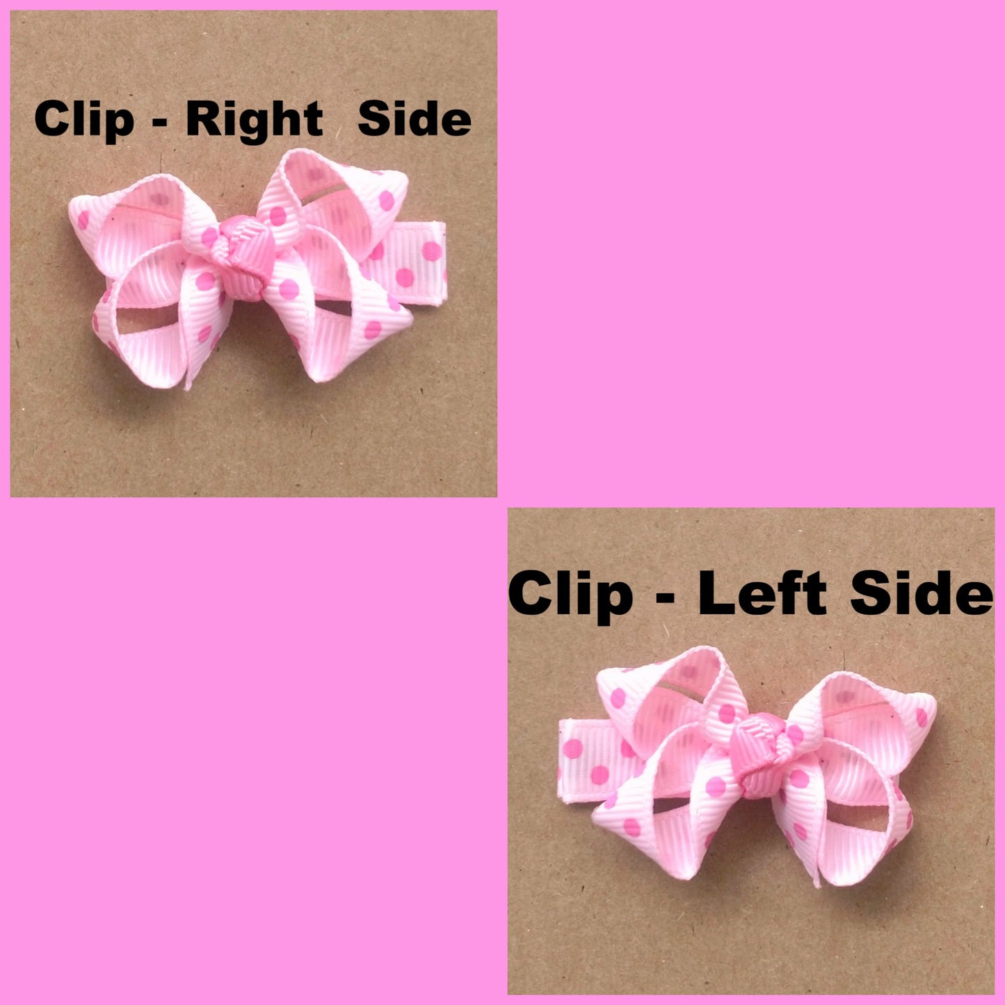 4" Patriotic Ribbon Hair Bow