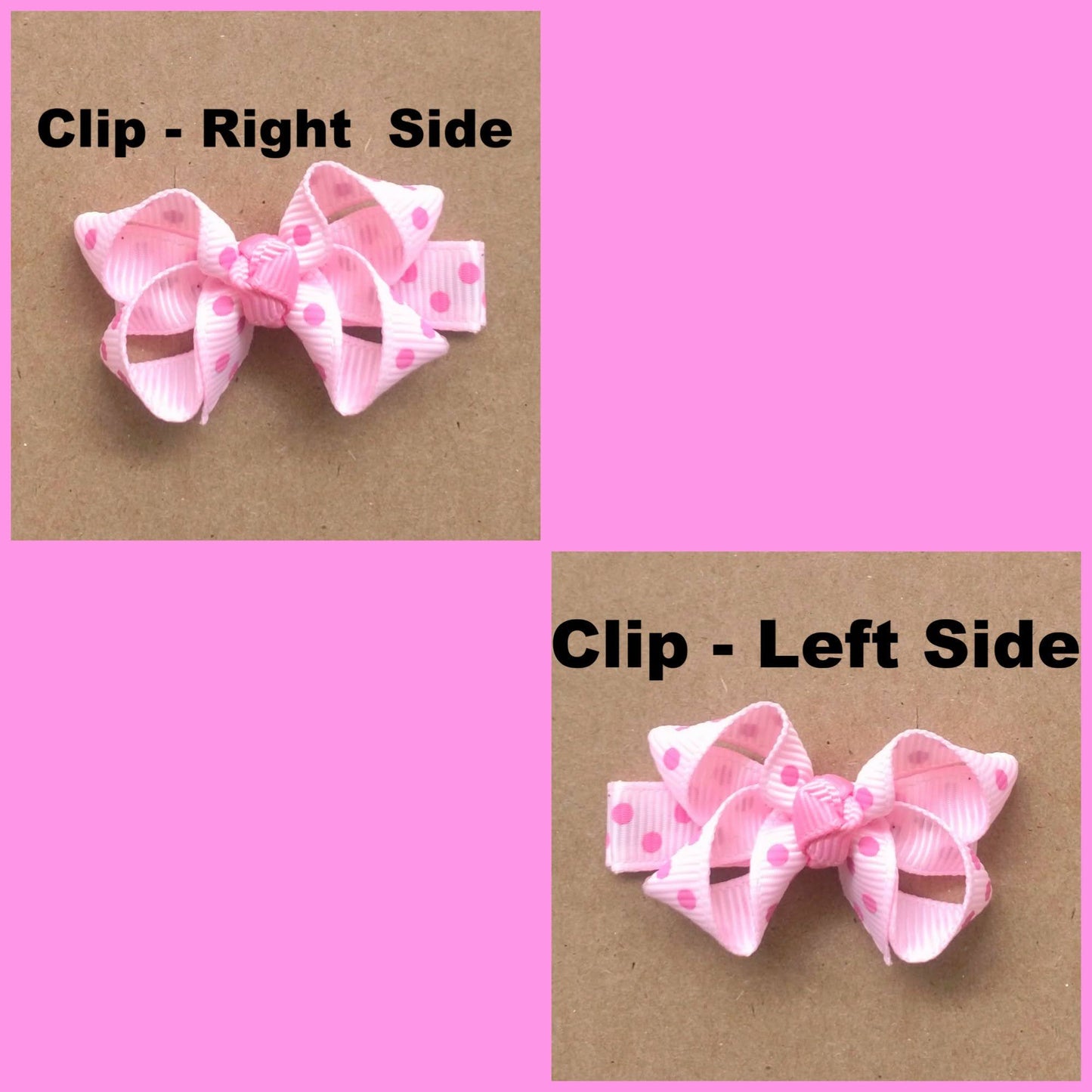 6" Easter Ribbon Hair Bow
