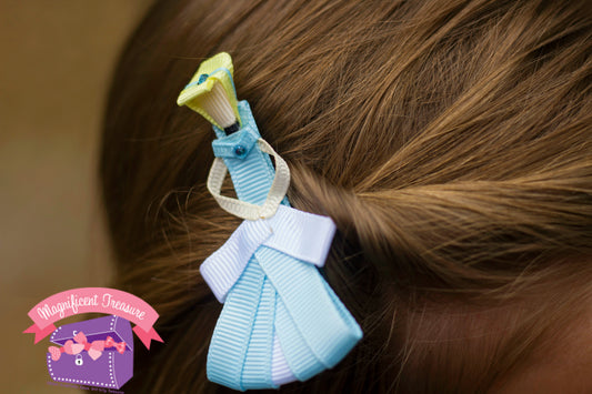Cinderella Hair Bow or Pin