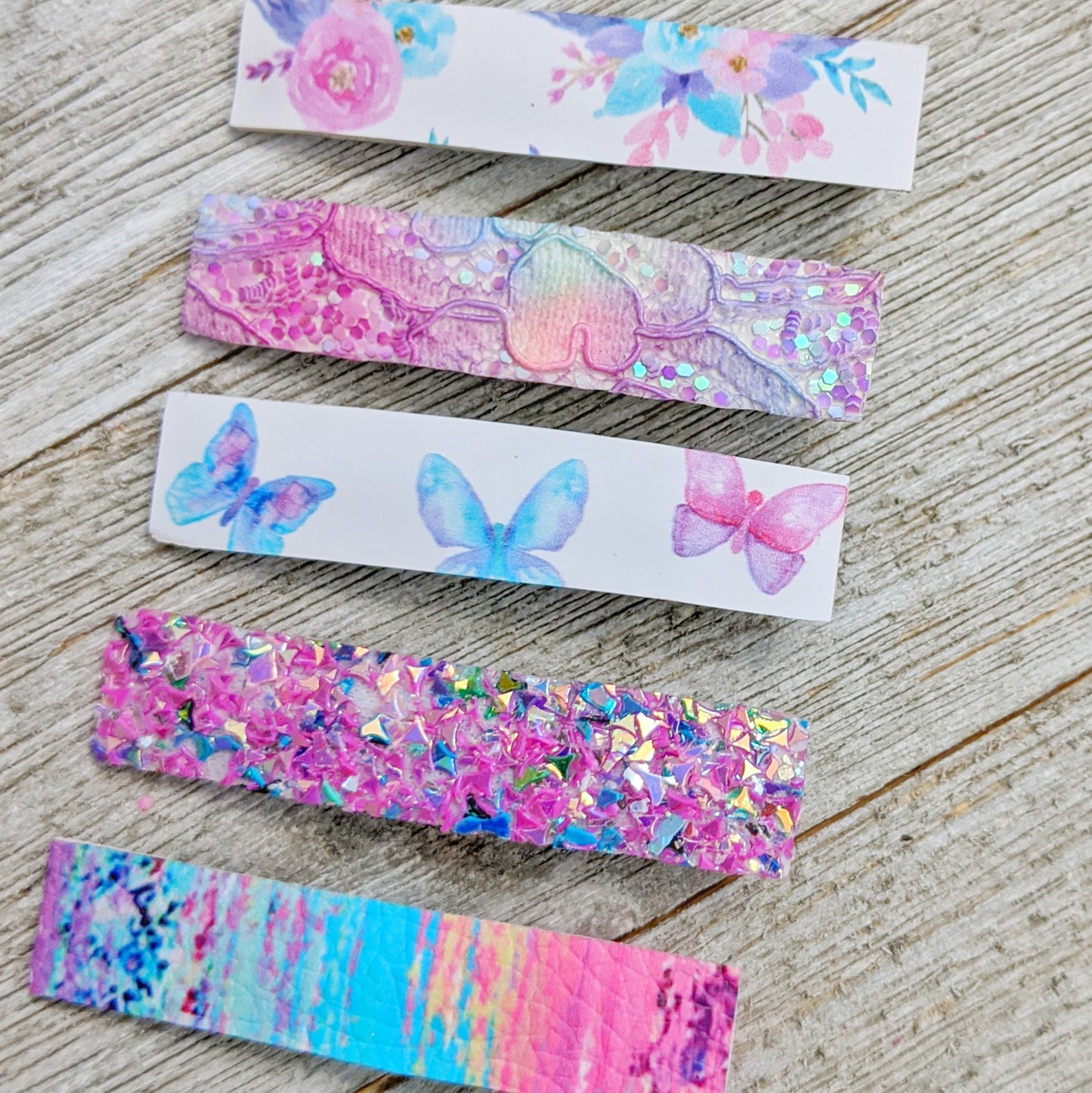 Butterfly and Flower Clippie Set