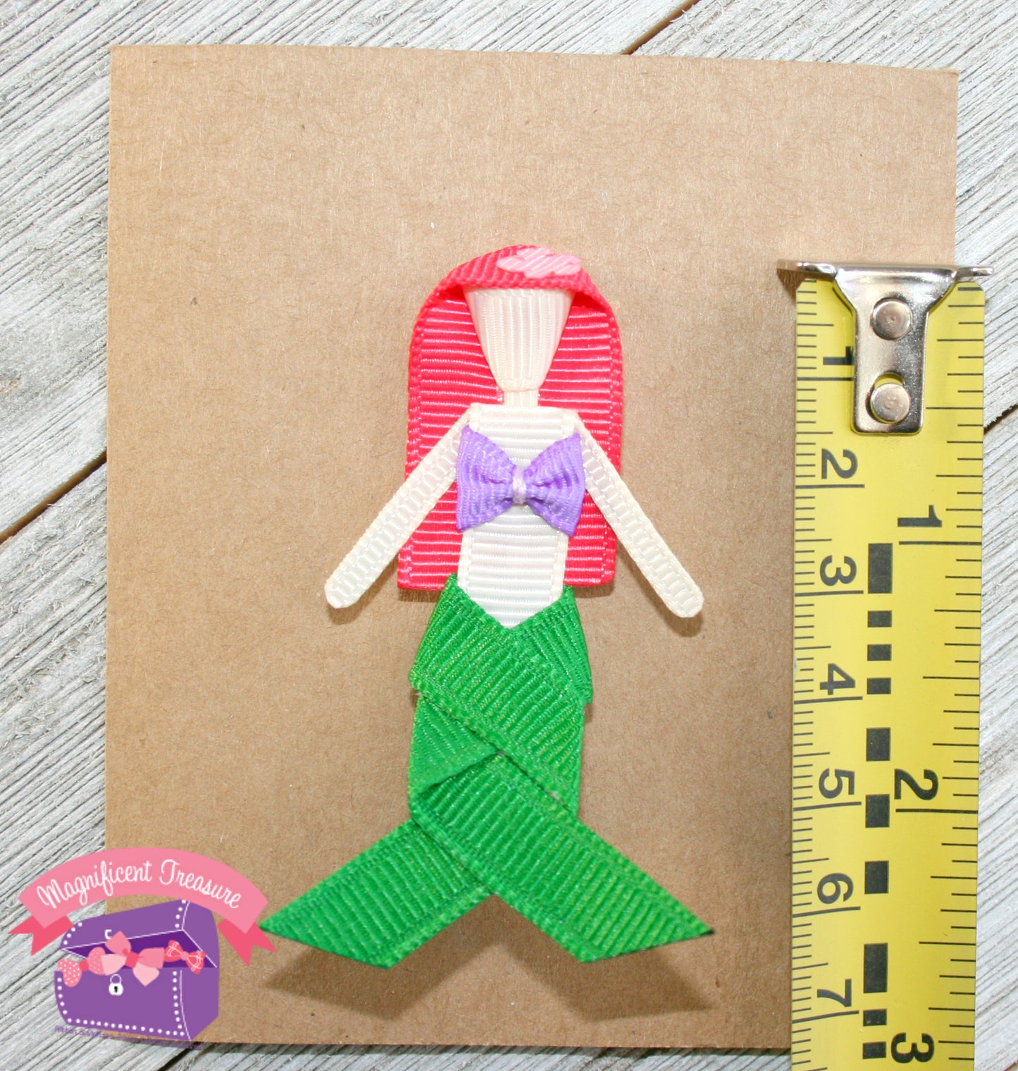 Little Mermaid Ariel Ribbon Sculpture