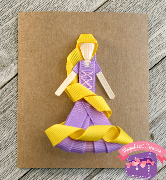 Rapunzel from Tangeled Hair Bow