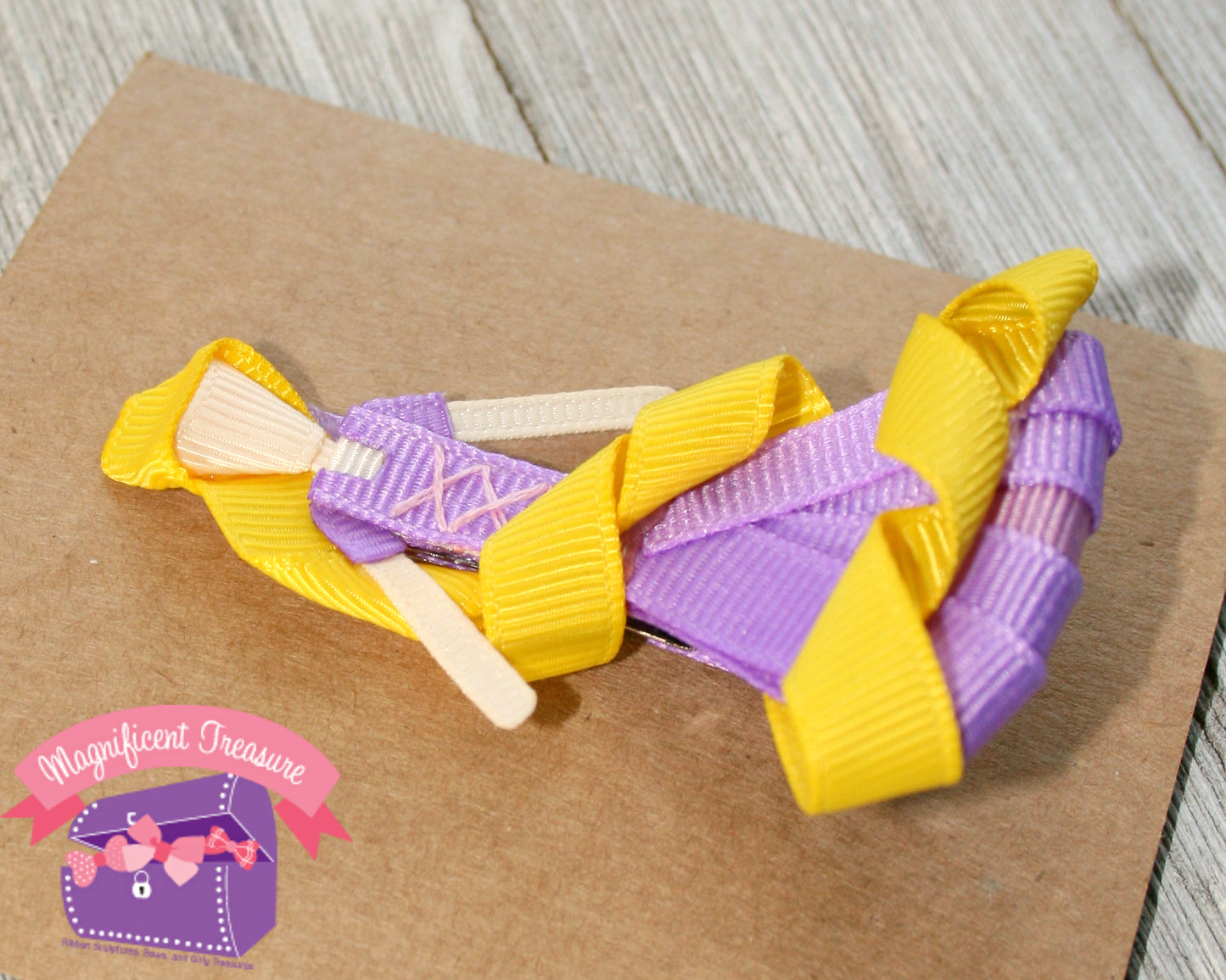 Rapunzel from Tangeled Hair Bow