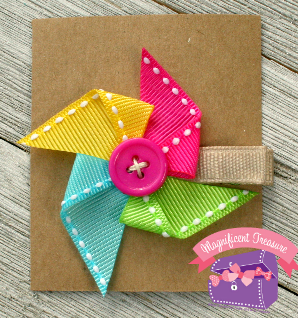 Pinwheel Hair Clip