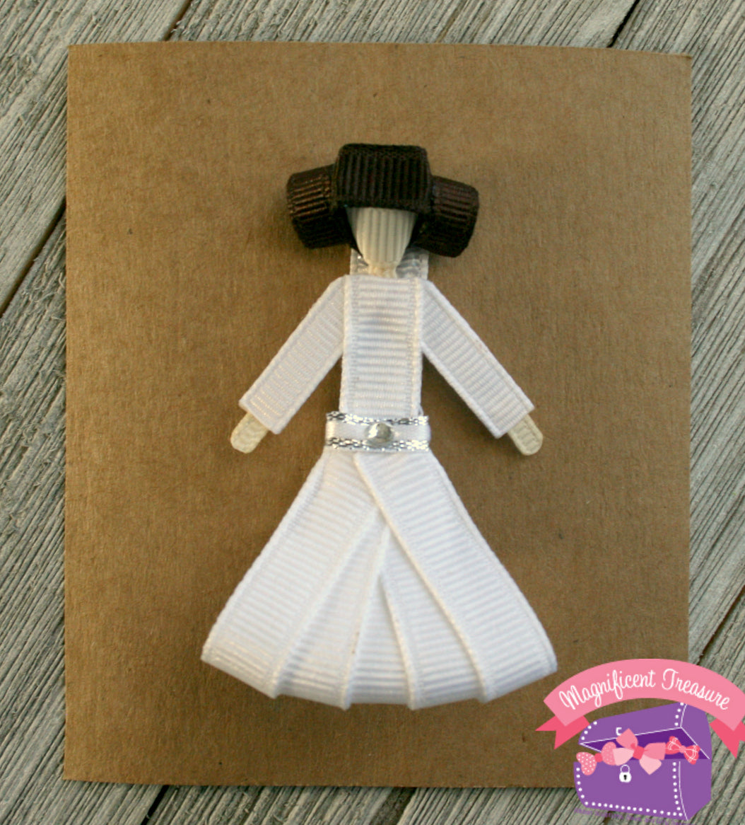 Princess Leia From Star Wars Hair Bow, Pin, or Headband Set